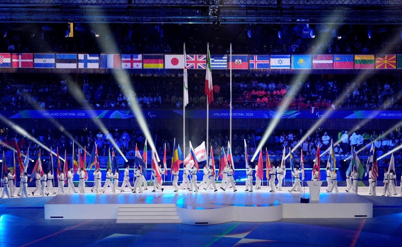 Atletas olímpicos e paralímpicos italianos com o Papa