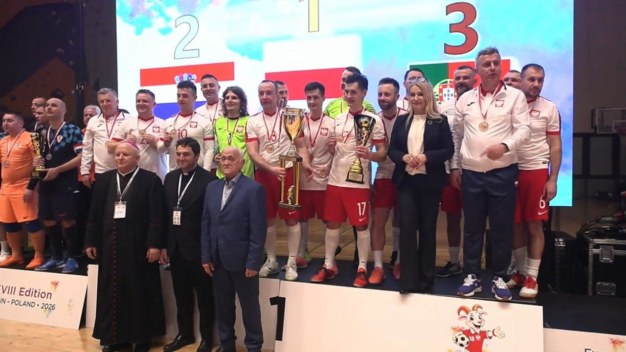 Polônia, Croácia e Portugal no pódio do Campeonato de Futsal de Sacerdotes
